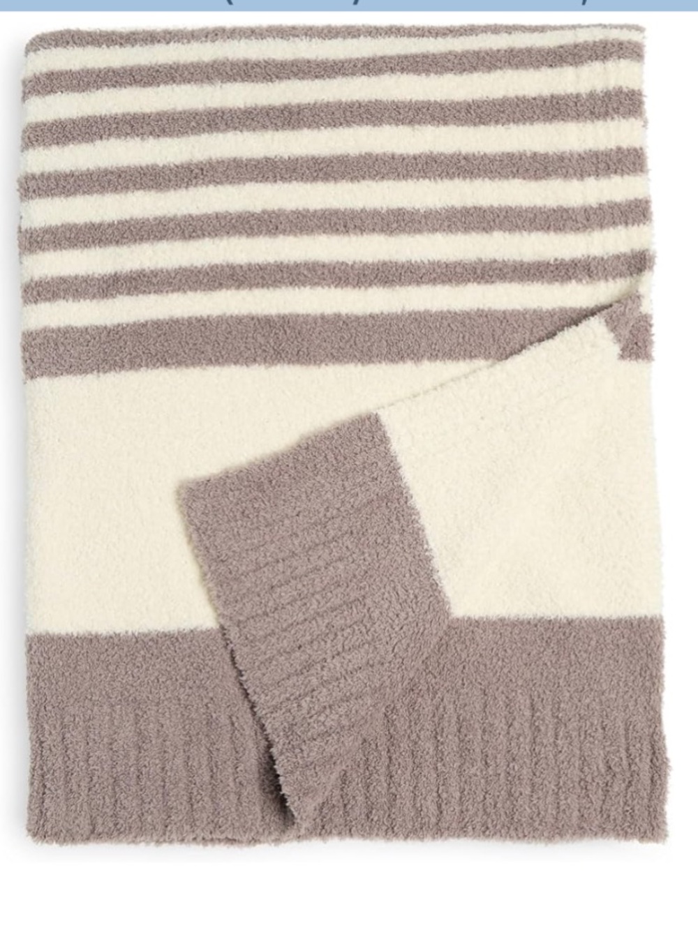 Barefoot Dreams Barefoot Dreams Blanket (Cream/Beach Rock, 45" x 60")